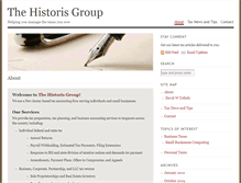 Tablet Screenshot of historis.com